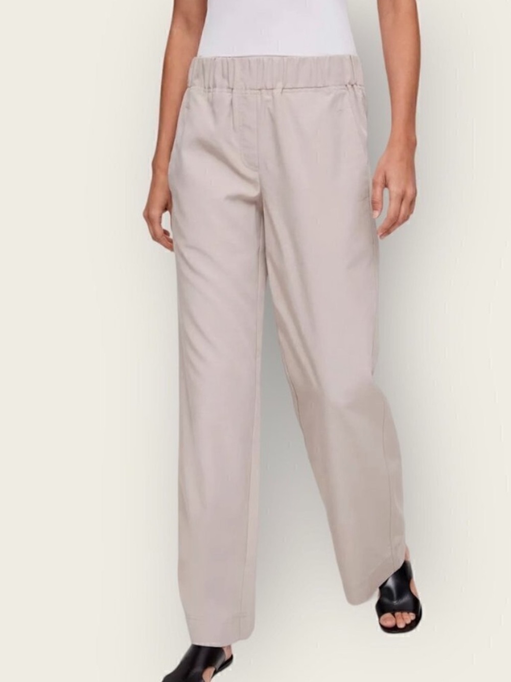 NEW Babaton The Group Selena Wide Leg Chino Wide Leg Pant